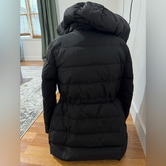 Sz 2 Black Moncler Hooded Jacket - Picture 4 of 9